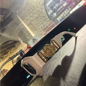 Prada Orange Designer Belt